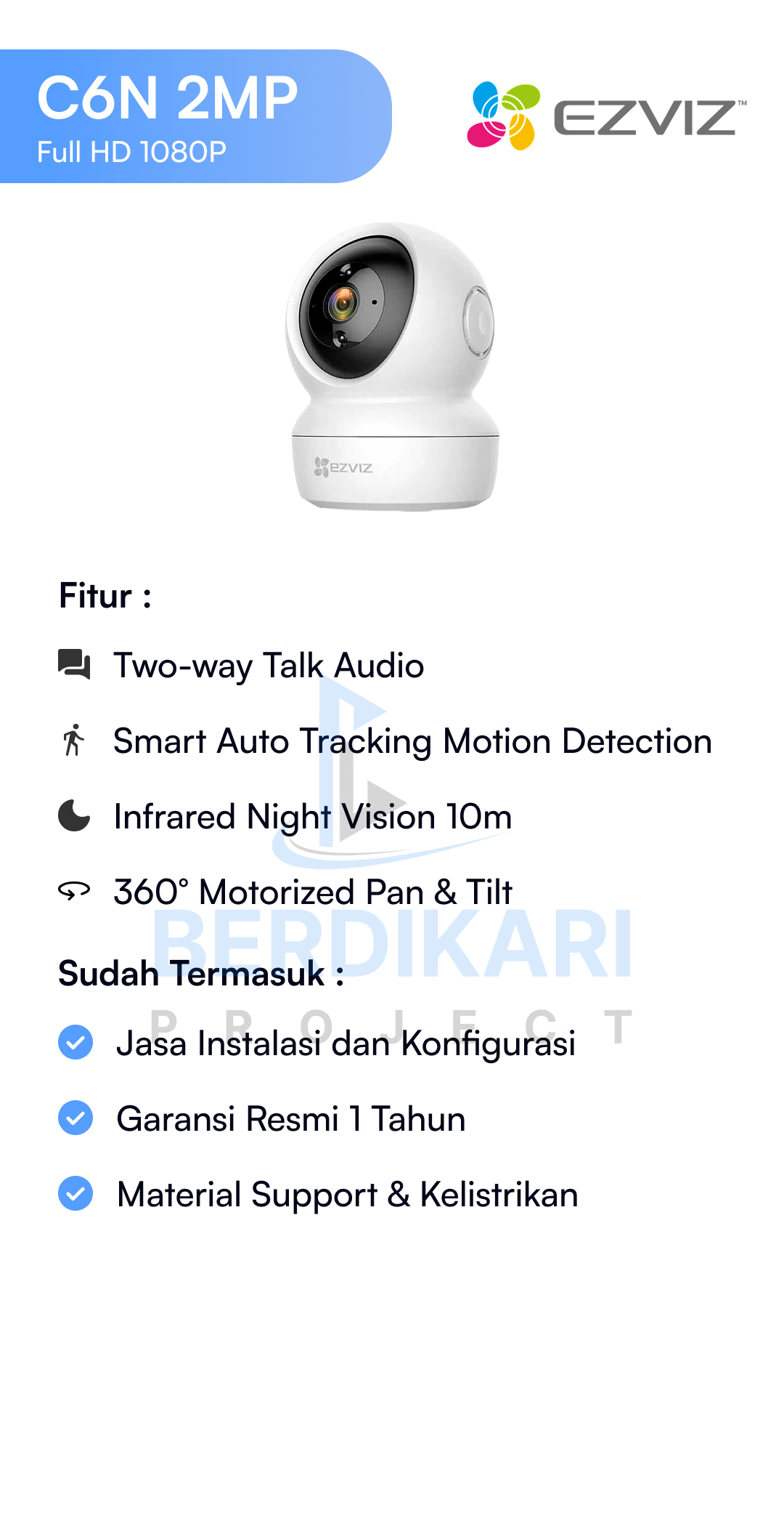 Paket CCTV Dahua Basic 2MP