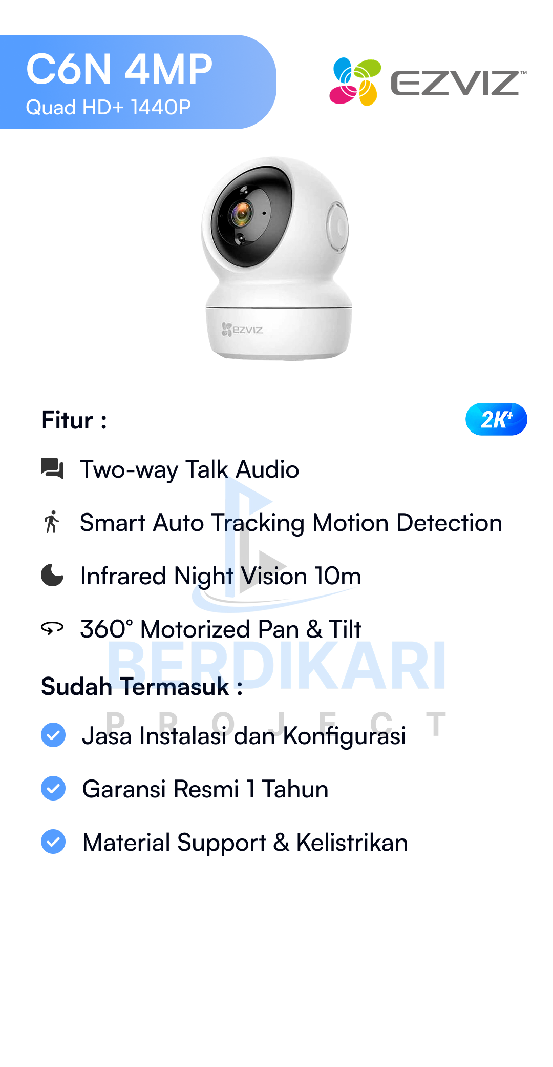 Paket CCTV Dahua Basic 2MP