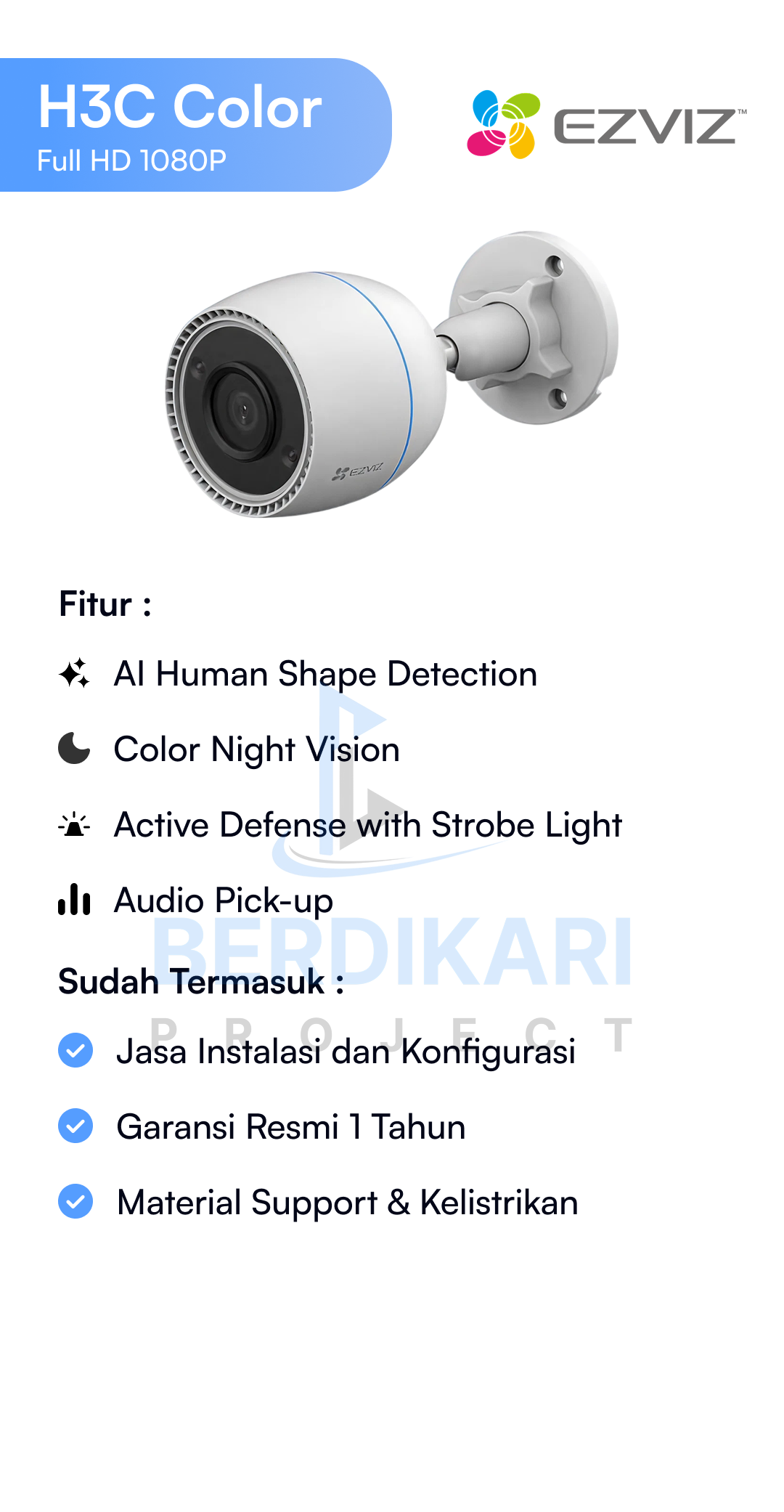 Paket CCTV Dahua Basic 2MP