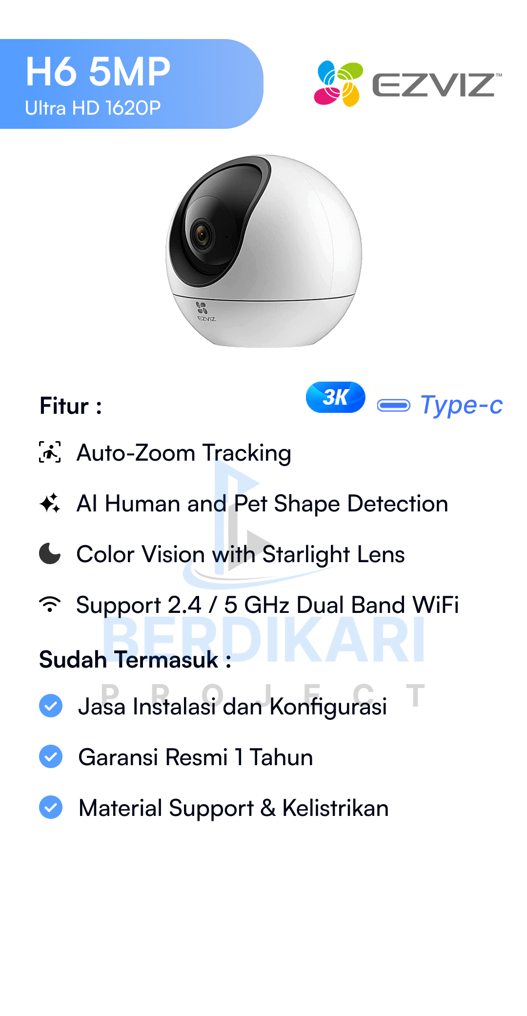 Paket CCTV Dahua Basic 2MP