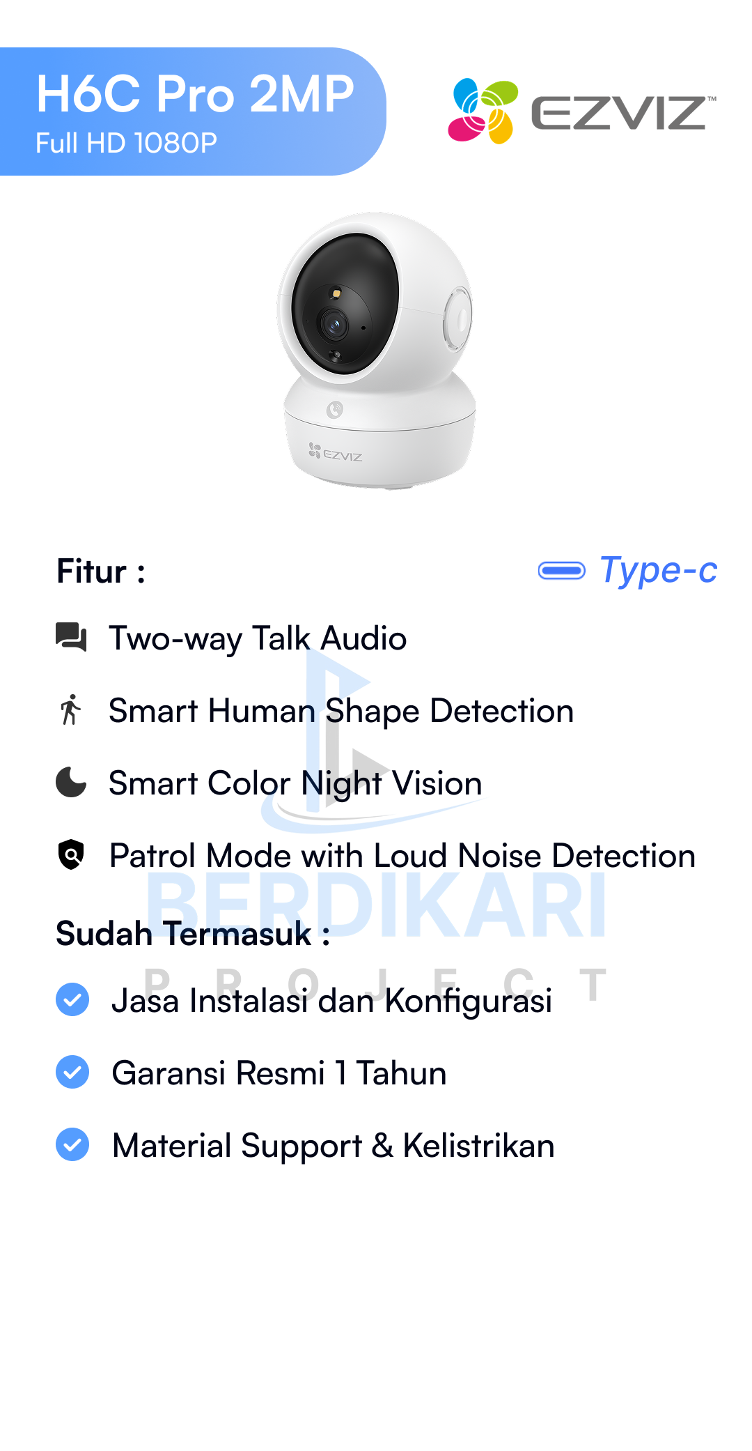 Paket CCTV Dahua Basic 2MP