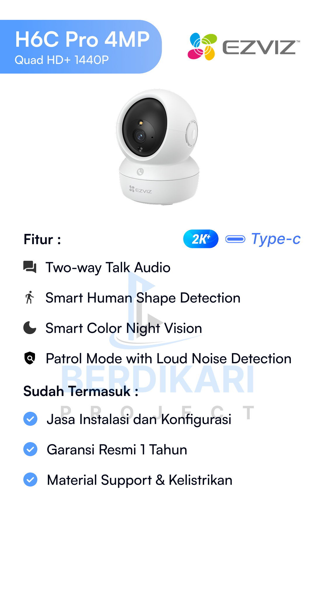 Paket CCTV Dahua Basic 2MP