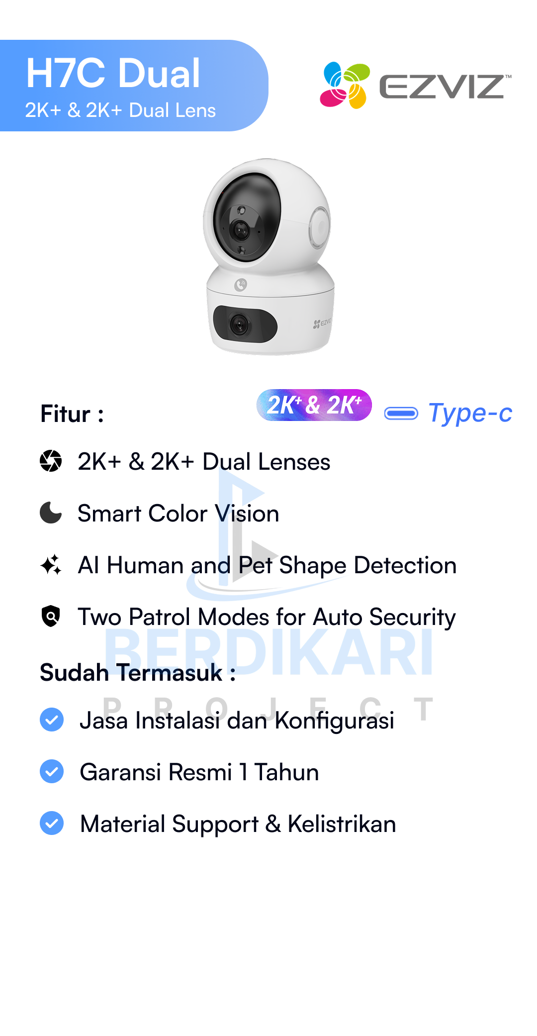 Paket CCTV Dahua Basic 2MP