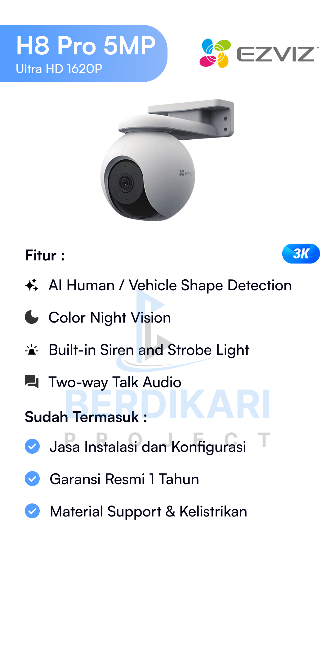 Paket CCTV Dahua Basic 2MP