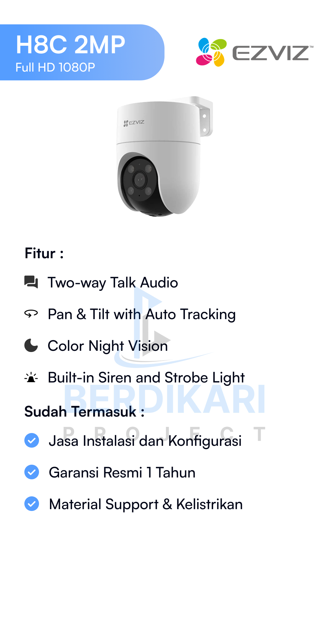 Paket CCTV Dahua Basic 2MP