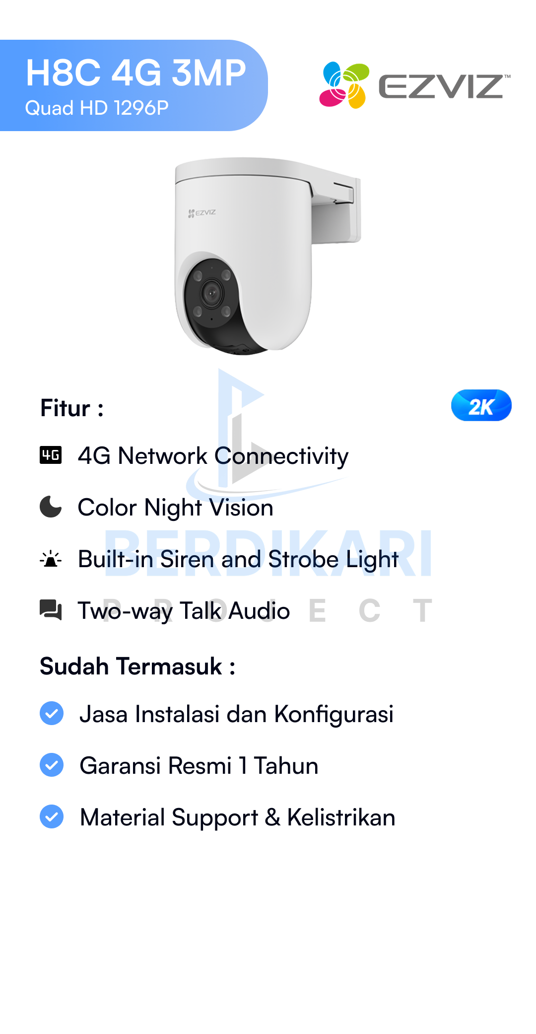 Paket CCTV Dahua Basic 2MP