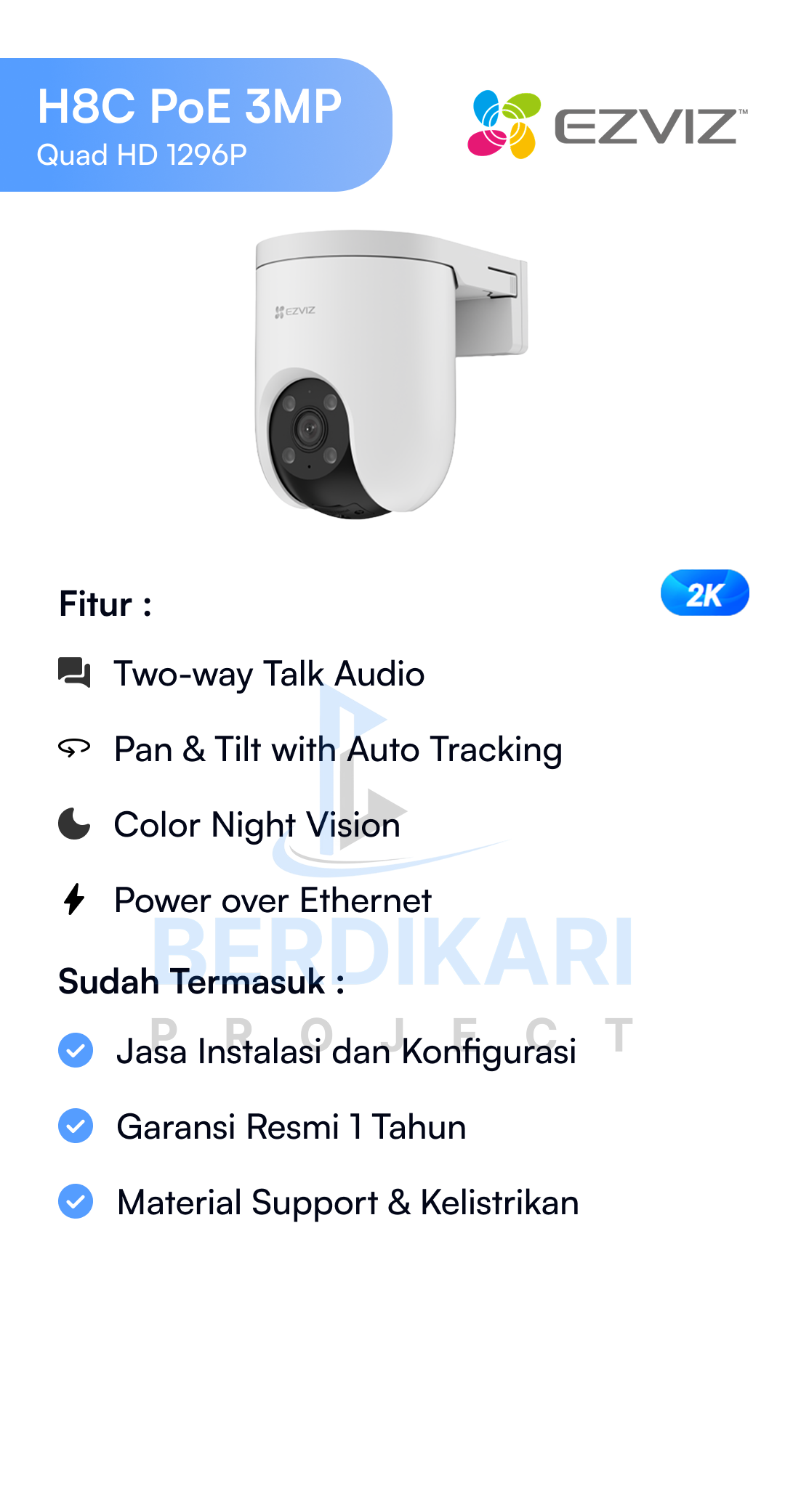 Paket CCTV Dahua Basic 2MP