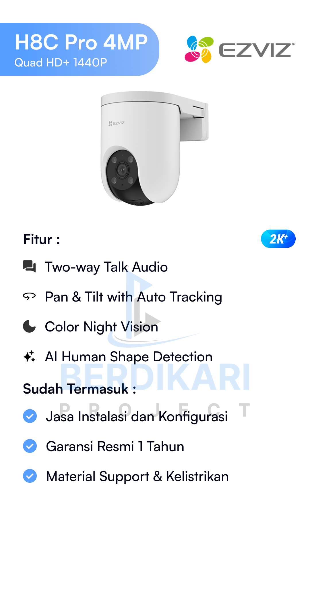 Paket CCTV Dahua Basic 2MP