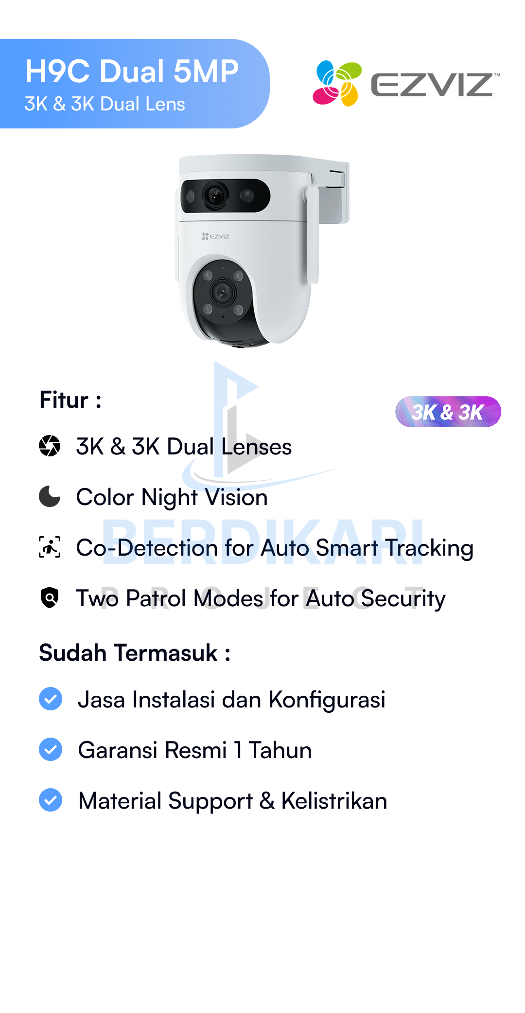 Paket CCTV Dahua Basic 2MP
