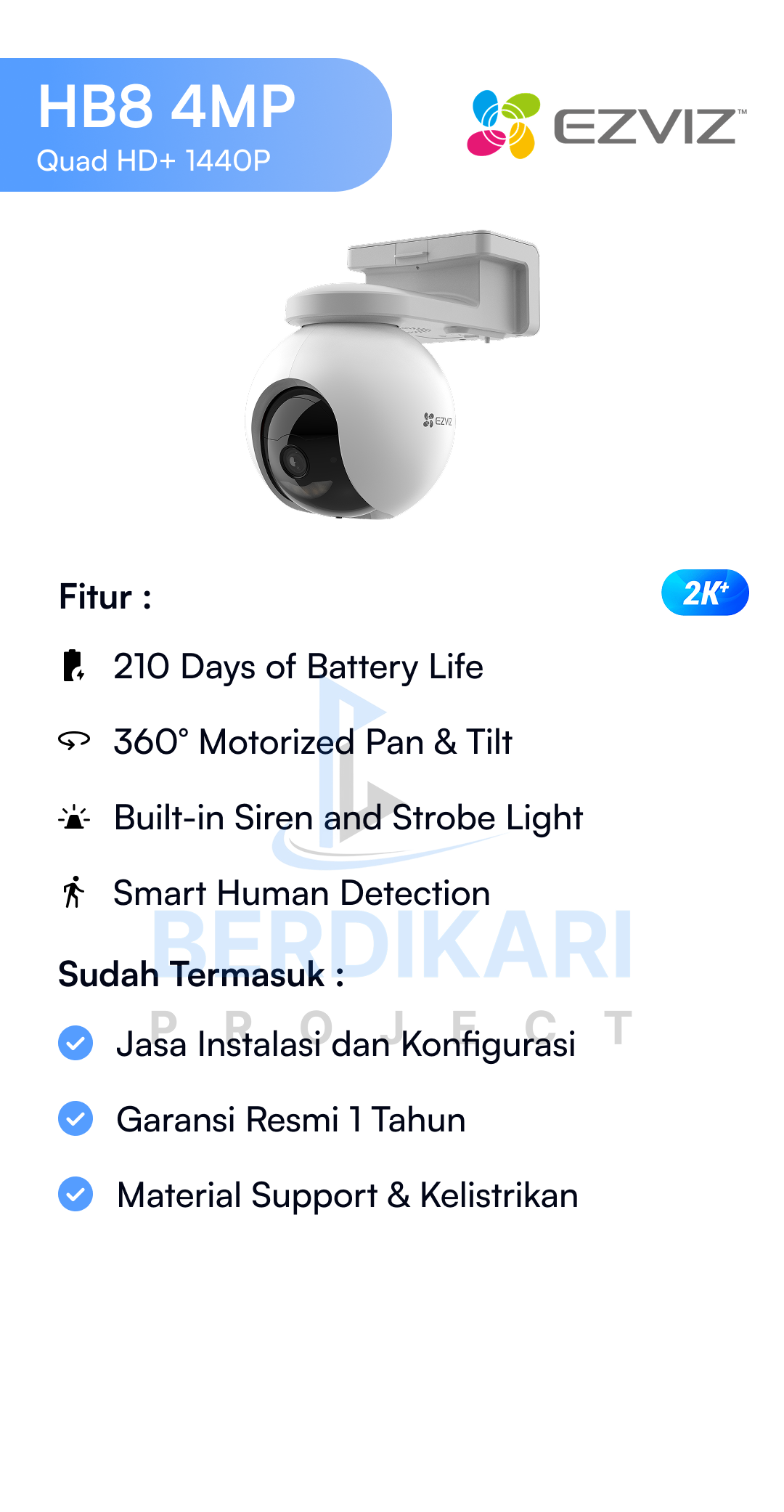 Paket CCTV Dahua Basic 2MP